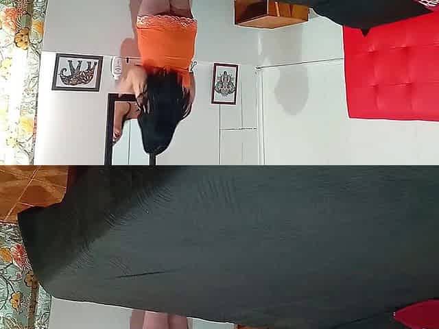 Stepmother Caught in Her Bedroom Mirror and Fucked by Her Stepson