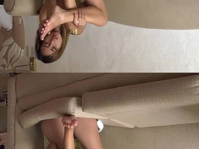 She Plays Tenderly With Her Feet