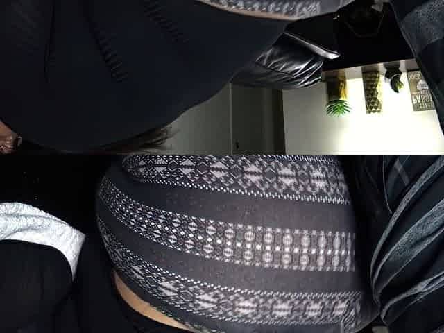 BBW Gets Leggings Ripped And Fucked