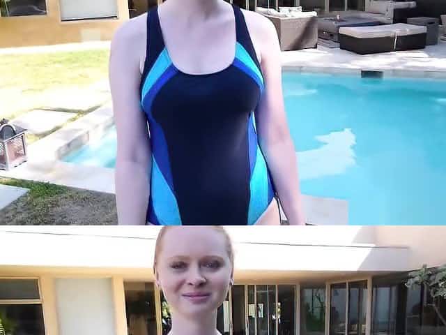 Swimsuit sex with instructor