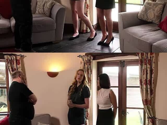Sales Girls Ariel Anderssen and Sarah Wild Bound and