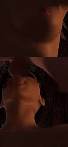 Threesome with Two Tattooed Guys Cowgirl and Double Penetration