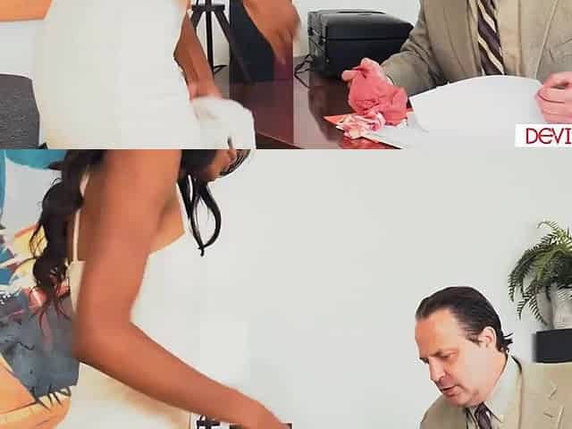 Petite breasts black intern screwed by manager in the office