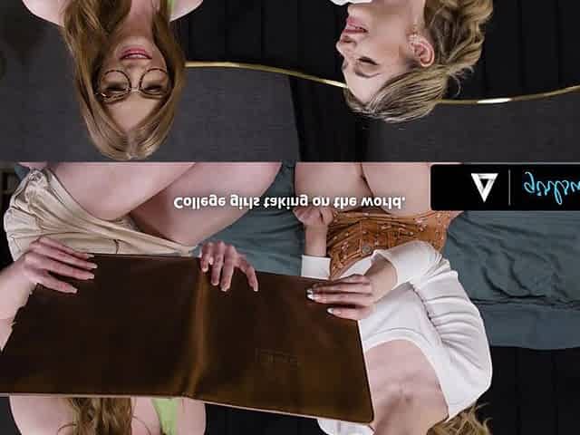 Myra Moans and Demi Hawks: Blonde and Brunette Besties Pleasure Each Other