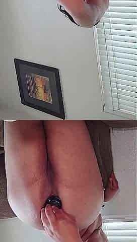 gaping my butt with the Doc Johnson TitanMen Corporalist Tool #4