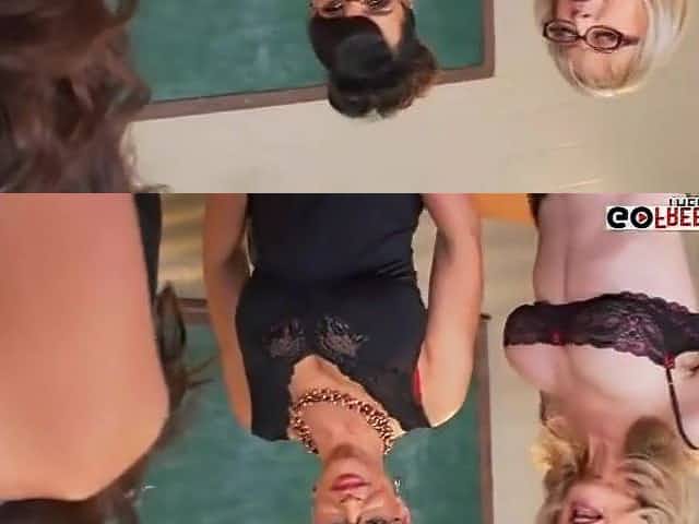 lesbo three-some