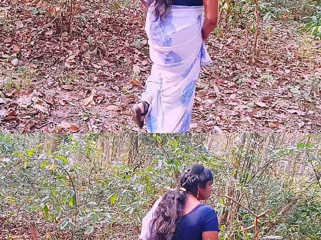 Indian Stepmom and Stepson Hardcore Fucking in Jungle