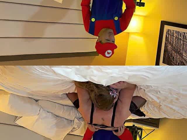 Mario Hops Into Sissy Twat
