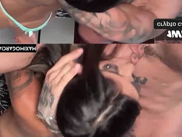 Fucking And Mouth Cumming A Hot Tattoed Brunette! Jessica Jess