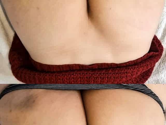 Hot Brunette Amateur Takes Ass Cumshot
