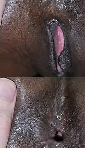 Petite Ebony Asshole Gaping