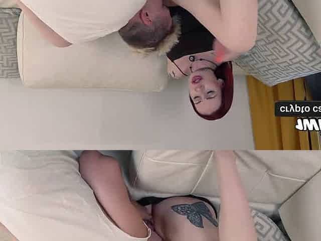 Hot step mom polishes vulva on stepson's face for white-hot jism - best hard-core porn!