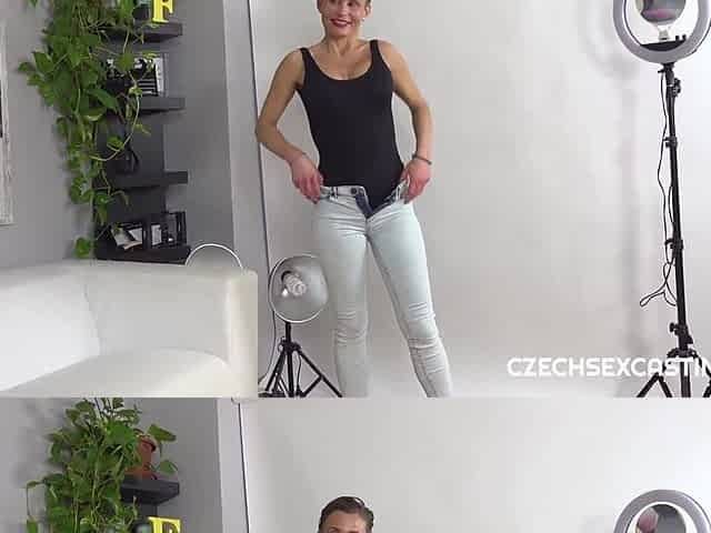 Czech MILF Laura Crystal porn casting