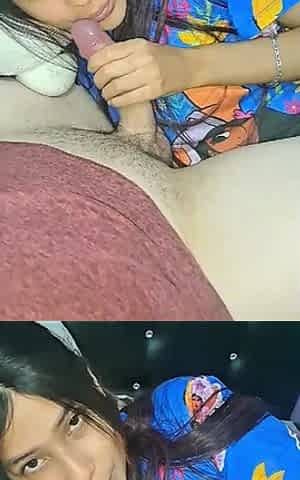Hot Stepsister Teaches Her Innocent Stepbrother How to Fuck