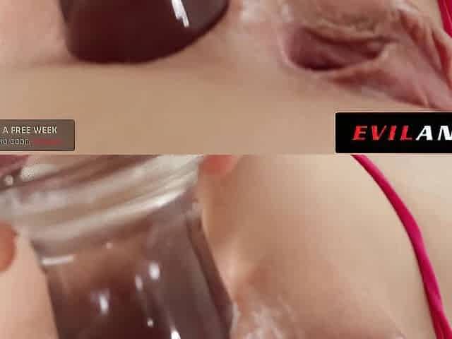Goth Girl Charlotte Sartre Gapes From Ass Reaming