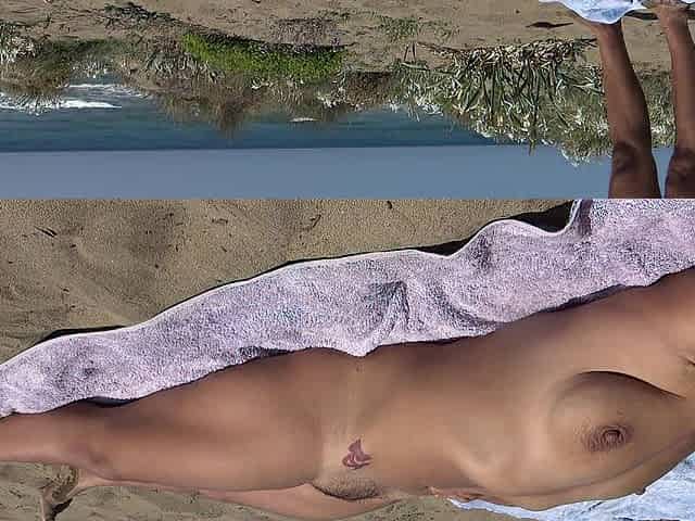 Random Stranger Bangs My Unshaved Vagina On The Beach