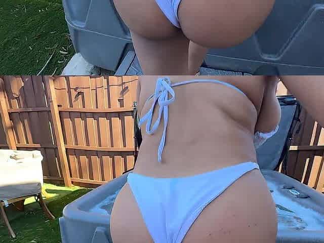 Vacation With Your Nympho GF Part 1- Large Boobed Gf Sucks And Titty Bangs Your Weenie In The Hawt Tub