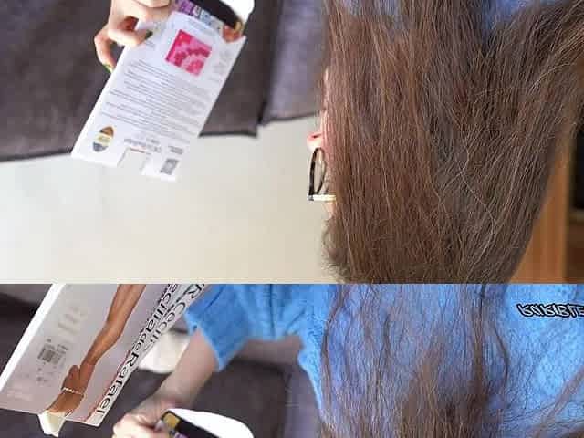 Step-mom in Blue Sweater Sheer Pantyhose Butt Tease