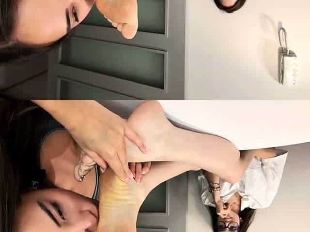 Bratty Bare Babes - Student Blackmail Foot Worship Hd