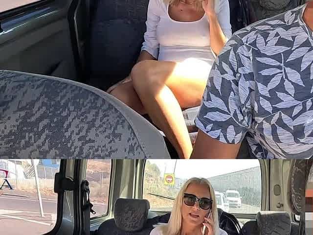 Vibrating Ride with LOVENSE on a UBER taxi and Squirting Surprise Leads to Steamy Screw Payment