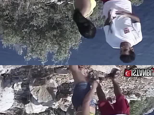 Cumshot On The Turkish Coast