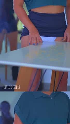 Grinding My Juicy Twat on the Table and It Made Me Cum So Hard