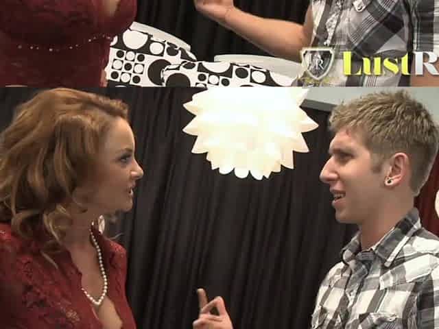 Lustful youthful guy drills an mature lady