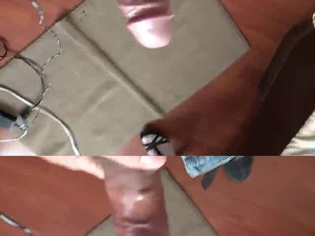 After screwing our maid's stepson, this babe gives me a large ejaculation on my unshaved snatch