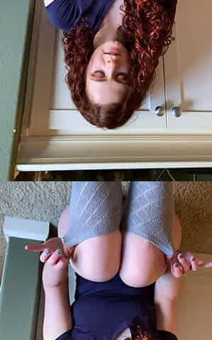 Webcam Teen masturbates and pretends you came in her mouth