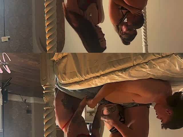Our allies 1st foursome - with Paige&Joe - facial ending