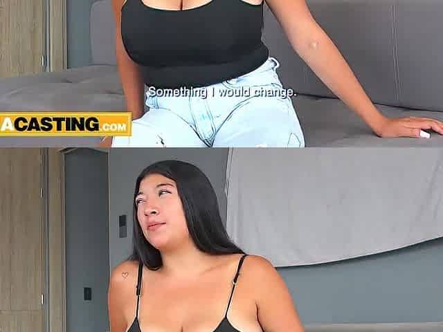 Colombian Kaori Latina casting very delicious sucking rich