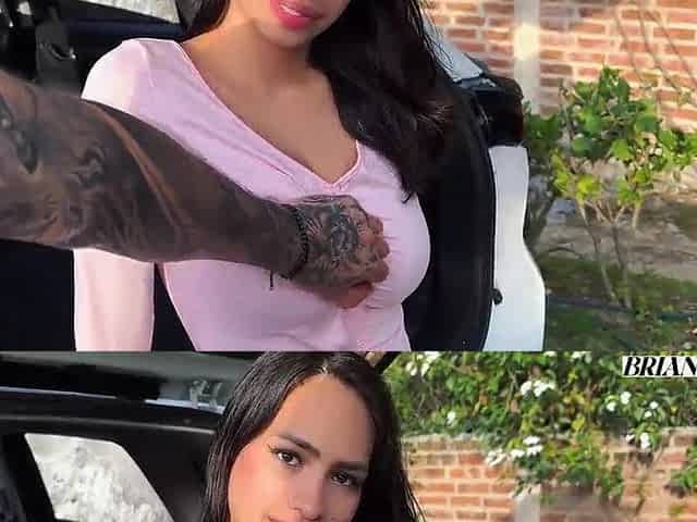Large natural melons and marvelous face of Colombian Caro Moncada - Brian Evansx