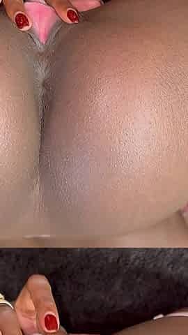 Hot Ebony Girl with Her White Daddy - Creampie