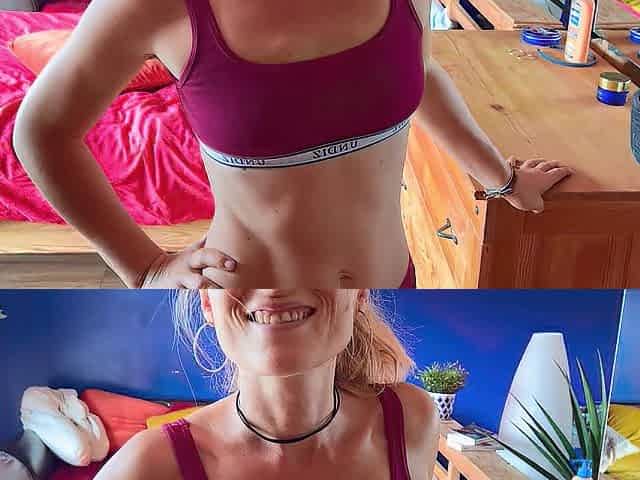 "Please, let me alone! We are not a pair anymore... - ExBoyfriend comes back to screw a small vagina