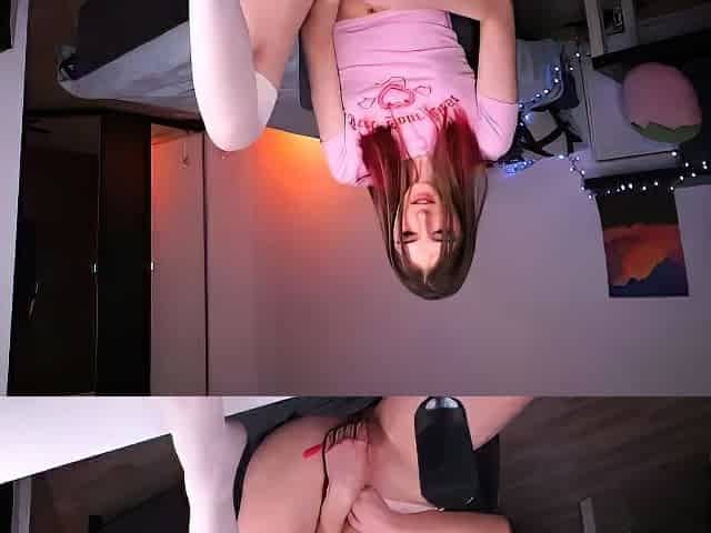 Pregnant Redhead Webcam Masturbation