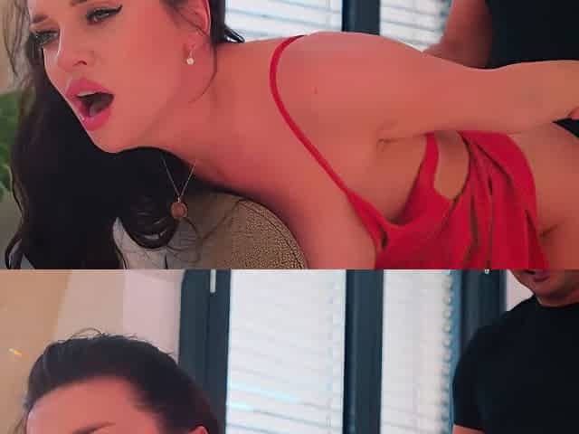 Big Tits Stepmom Seduces Stepson In The Kitchen