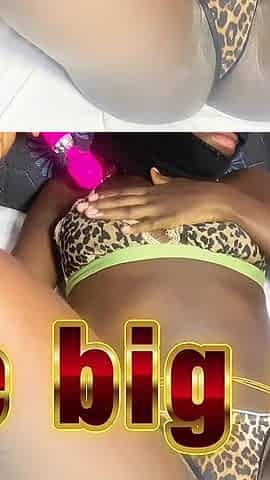 Horny Slim Ebony Loves My Huge Dick