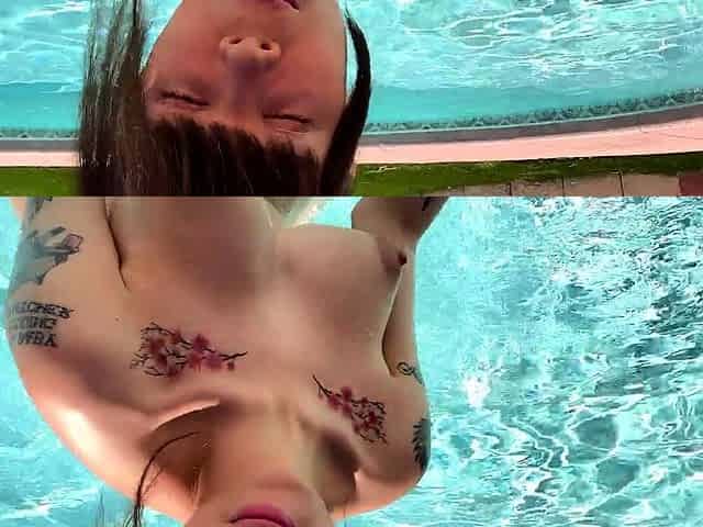 Solo eurobabe masturbating outdoors
