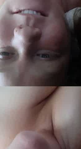 Big boob brunette masturbates on webcam
