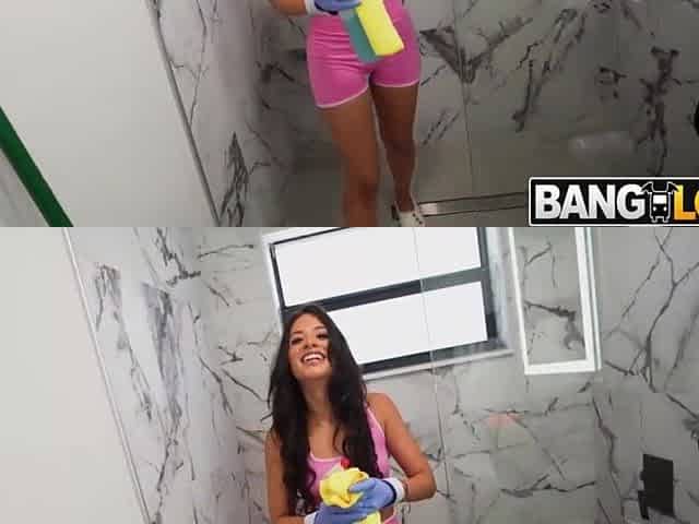Money Tempts Shy Maid Luxe to Undress and Bang on Camera!