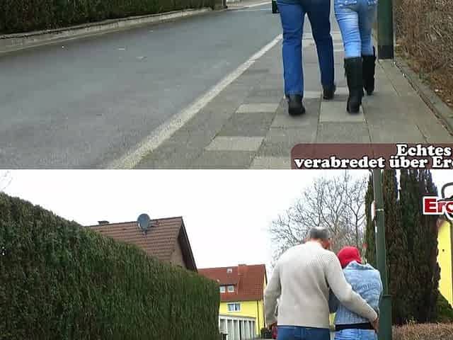 German hotty next door drilled from grand-daddy
