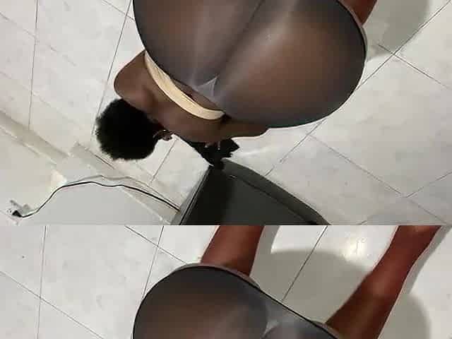 The maid tells me... BOSS PLEASE NO!!! WHEN WILL YOUR WIFE CATCH US?