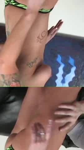 Lana Phoenix does anal fucking on the couch with big dick