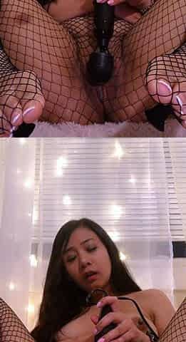 Asian MILF Sucks Big Cock And Jerks Out Cum