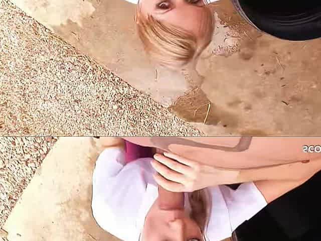 Skinny Teenage Outdoor 4Some Love making
