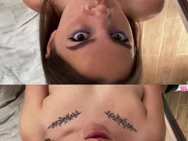 THE CUTIE WHO LIKES FACIAL - My Little Betsy Facial Spunk fountain Compilation Vol. three
