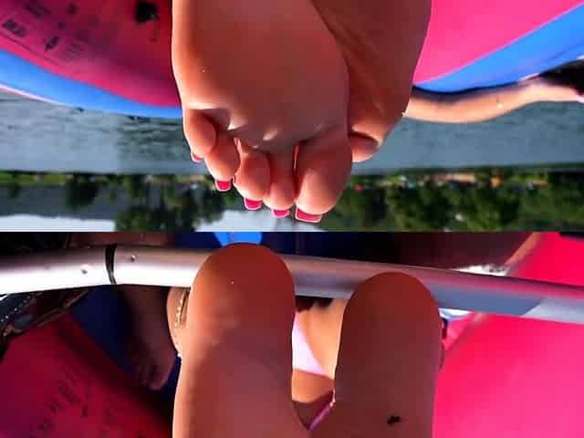 Amateur Foot Fetish Girlfriend Sucks and gives a Footjob