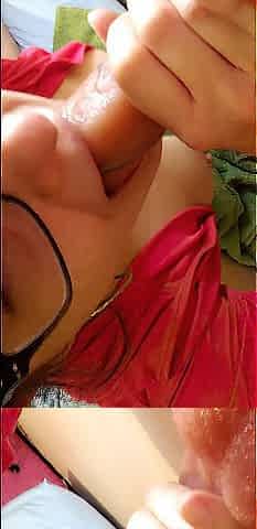 Amateur Tattooed PAWG Gives Sloppy Deepthroat