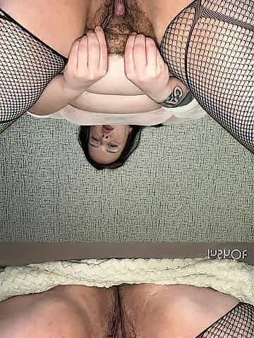 Unshaved and plump mother i'd like to fuck masturbates and shows off her biggest love button