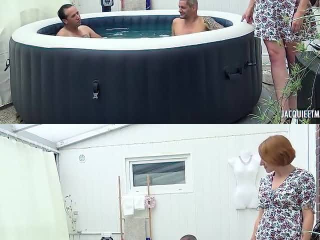 Julie Sexy Milf Fucks In A Jacuzzi And Does A Double Penetration